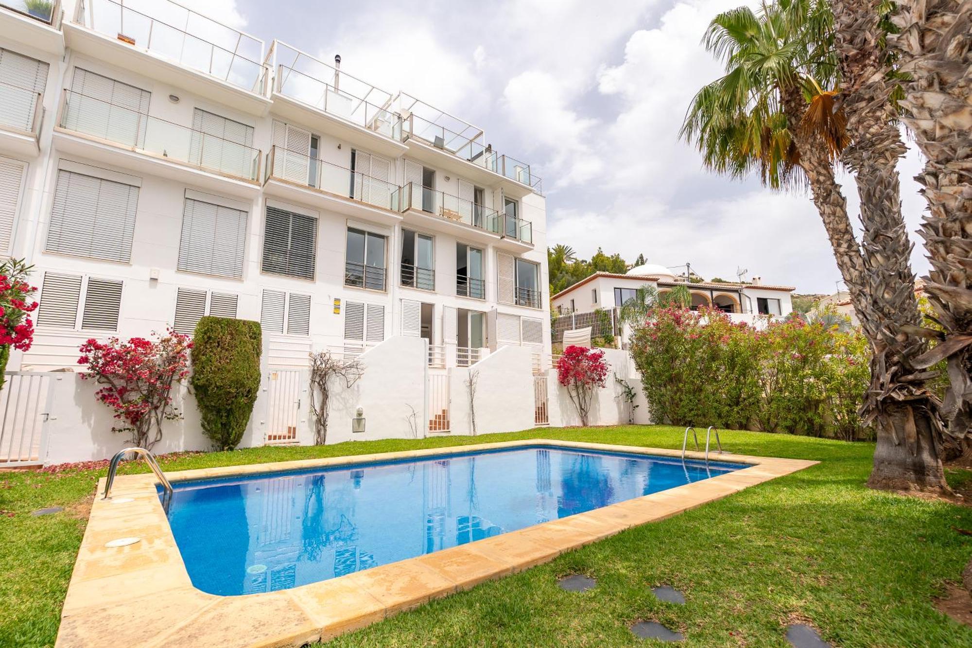 Javea Port Townhouse With Amazing Sea Views & Communal Pool Villa Exterior photo